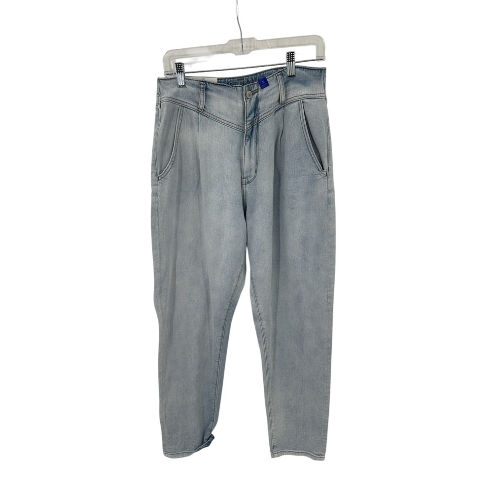 Arizona Mom Jeans Womens 11 Acid Washed Light Retro 90s 80s Hi Rise Casual
